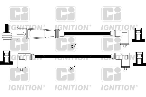 QUINTON HAZELL Комплект проводов зажигания XC225